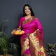 PINK__Royal Rajgharana Sarees